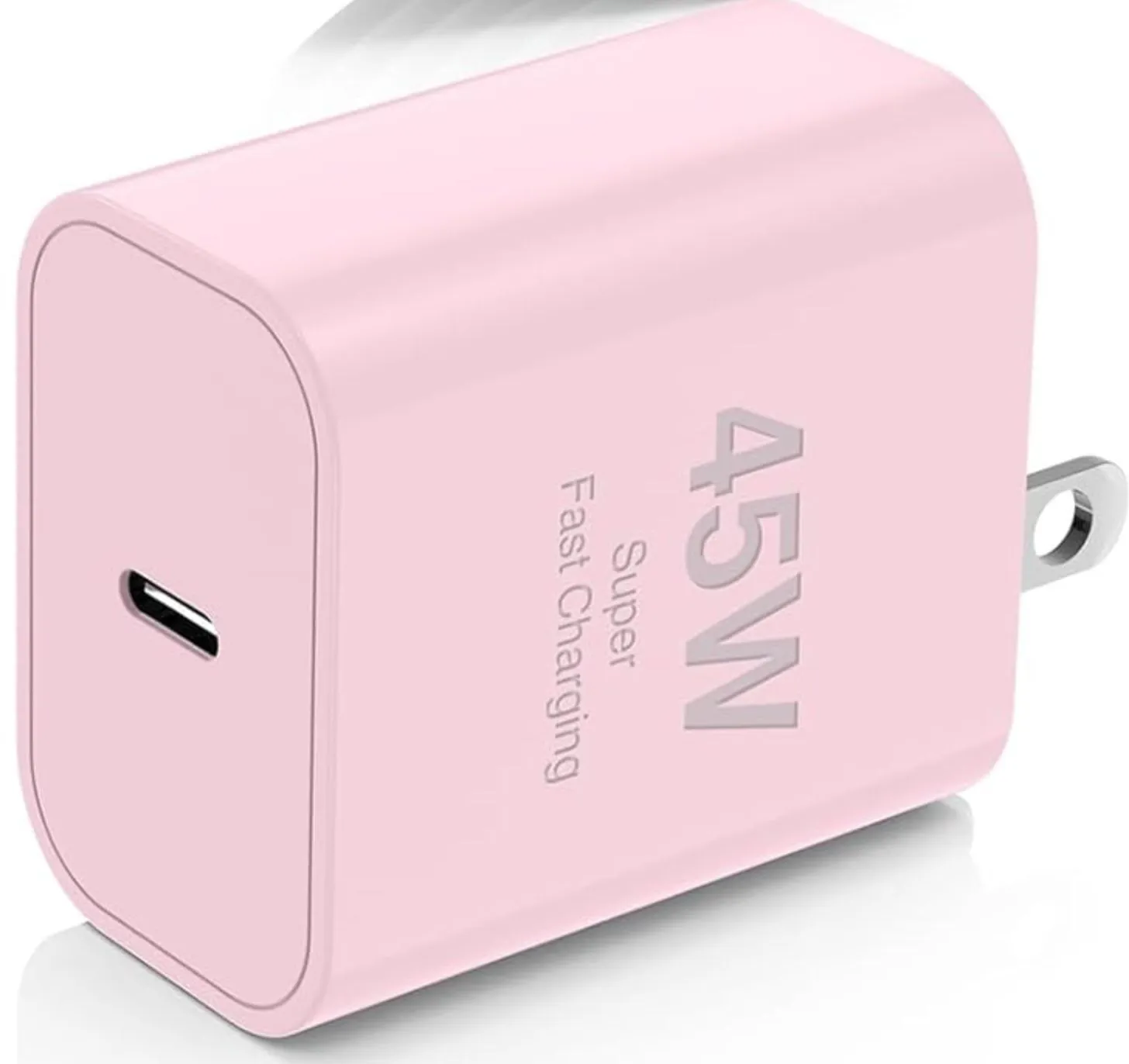 CARGADOR PARA CELULAR GENÉRICO ADC-PD005 USB-C 45W ROSADO, vista 3
